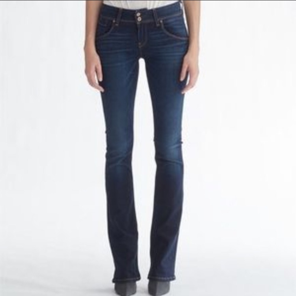 Hudson Mid-rise Baby Boot Jeans